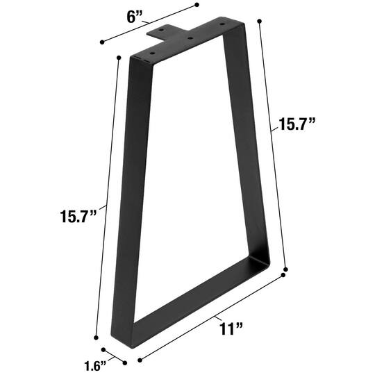 Sorbus Trapezoid Table Legs for Benches or Tables